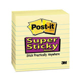 Canary Yellow Pads, Lined, 4 X 4, 90-sheet, 6-pack