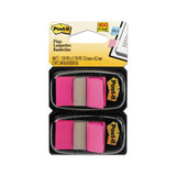 Standard Page Flags In Dispenser, Bright Pink, 100 Flags-dispenser