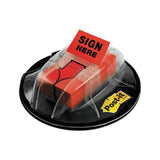 High Volume Flag Dispenser, "sign Here", Red, 200 Flags-dispenser