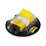 Page Flags In Desk Grip Dispenser, 1 X 1 3-4, Yellow, 200-dispenser