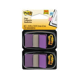 Standard Page Flags In Dispenser, Purple, 100 Flags-dispenser
