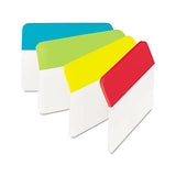2" Angled Tabs, 1-5-cut Tabs, Assorted Colors, 2" Wide, 24-pack