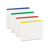 2" And 3" Tabs, Lined, 1-5-cut Tabs, Assorted Primary Colors, 2" Wide, 24-pack