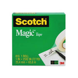 Magic Tape Refill, 1" Core, 1" X 36 Yds, Clear