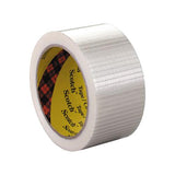 Bi-directional Filament Tape, 3" Core, 50 Mm X 50 M, Clear