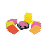 Pop-up Dispenser Value Pack, 3 X 3, Black-clear