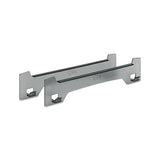 Wall Easel, Adhesive Mount, Plastic, Smoke, 2-pack