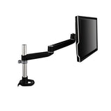 Dual-swivel Monitor Arm, 4.5w X 19.5d X 18.5h, Black-gray