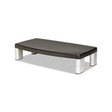 Extra-wide Adjustable Monitor Stand, 20 X  12 X 1 To 5 7-8, Black
