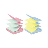 Original Pop-up Refill, Alternating Marseille Colors, 3 X 3, 100-sheet, 12-pack