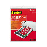 Laminating Pouches, 3 Mil, 9" X 11.5", Gloss Clear, 20-pack