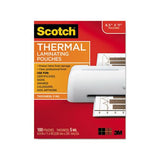 Laminating Pouches, 5 Mil, 9" X 11.5", Gloss Clear, 100-pack