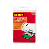 Laminating Pouches, 5 Mil, 5" X 7", Gloss Clear, 20-pack