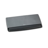 Antimicrobial Gel Keyboard Wrist Rest Platform, Black-gray-silver
