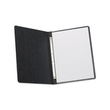 Pressboard Report Cover, 2 Prong Fastener, Letter, 3" Capacity, Black