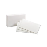 Unruled Index Cards, 3 X 5, White, 100-pack