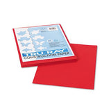 Tru-ray Construction Paper, 76lb, 9 X 12, Holiday Red, 50-pack
