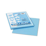 Tru-ray Construction Paper, 76lb, 9 X 12, Sky Blue, 50-pack