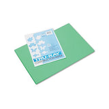 Tru-ray Construction Paper, 76lb, 12 X 18, Festive Green, 50-pack
