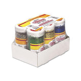 Spectra Glitter, .04 Hexagon Crystals, Assorted, 4 Oz Shaker-top Jar, 6-pack