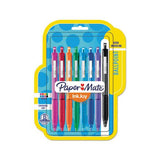Inkjoy 300 Rt Retractable Ballpoint Pen, 1mm, Assorted Ink-barrel, 8-pack