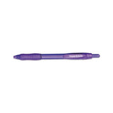 Profile Retractable Ballpoint Pen, Bold 1.4mm, Purple Ink-barrel, Dozen