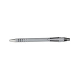 Flexgrip Ultra Retractable Ballpoint Pen, 0.8mm, Black Ink, Gray-black Barrel, Dozen