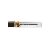 Super Hi-polymer Lead Refills, 0.3 Mm, Hb, Black, 12-tube