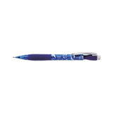 Icy Mechanical Pencil, 0.7 Mm, Hb (#2.5), Black Lead, Transparent Blue Barrel, Dozen
