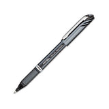 Energel Nv Stick Gel Pen, 1 Mm Metal Tip, Black Ink-barrel, Dozen