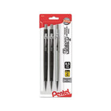 Sharp Mechanical Pencil, 0.5 Mm, Hb (#2.5), Black Lead, Assorted Barrel Colors, 3-pack