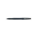 Rolling Writer Stick Roller Ball Pen, Medium 0.8mm, Black Ink-barrel, Dozen