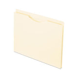 Manila Reinforced File Jackets, 2-ply Straight Tab, Letter Size, Manila, 50-box