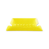 Transparent Colored Tabs For Hanging File Folders, 1-5-cut Tabs, Yellow, 2" Wide, 25-pack