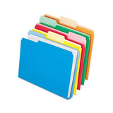 Double Stuff File Folders, 1-3-cut Tabs, Letter Size, Assorted, 50-pack
