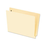Smartshield End Tab 1-fastener Folders, Straight Tab, Letter Size, Manila, 50-box