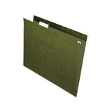 Standard Green Hanging Folders, Letter Size, 1-5-cut Tab, Standard Green, 25-box
