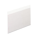 Self-adhesive Pockets, 3 X 5, Clear Front-white Backing, 100-box