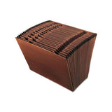 Earthwise By Pendaflex 100% Recycled Indexed Expanding File, 31 Sections, Letter Size, Red Fiber