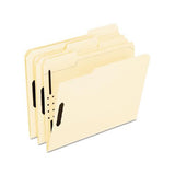 Manila Folders With Two Fasteners, 1-3-cut Tabs, Letter Size, 50-box