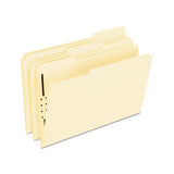 Manila Folders With One Fastener, 1-3-cut Tabs, Legal Size, 50-box