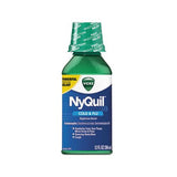 Nyquil Cold & Flu Nighttime Liquid, 12 Oz Bottle
