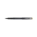 Razor Point Stick Porous Point Marker Pen, 0.3mm, Black Ink-barrel, Dozen