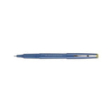 Razor Point Stick Porous Point Marker Pen, 0.3mm, Blue Ink-barrel, Dozen