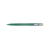 Razor Point Stick Porous Point Marker Pen, 0.3mm, Green Ink-barrel, Dozen