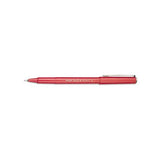 Razor Point Ii Stick Porous Point Marker Pen, 0.2mm, Red Ink-barrel, Dozen
