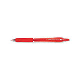 Precise Gel Begreen Retractable Gel Pen, Fine 0.7mm, Red Ink-barrel, Dozen