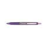 Precise V5rt Retractable Roller Ball Pen, 0.5mm, Purple Ink-barrel