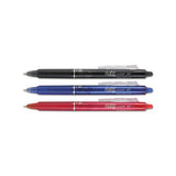 Frixion Clicker Erasable Retractable Gel Pen, 0.7 Mm, Assorted Ink-barrel, 3-pack