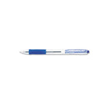 Easytouch Retractable Ballpoint Pen, Fine 0.7mm, Blue Ink, Clear Barrel, Dozen